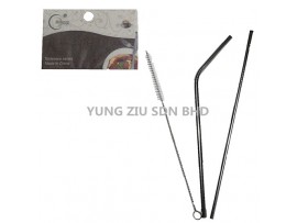 304 STAINLESS STEEL STRAW SET 6MM(CHENGFA)